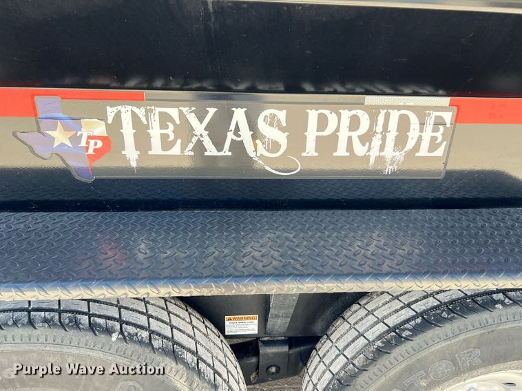 image for item DQ2216 2022 Texas Pride  dump trailer