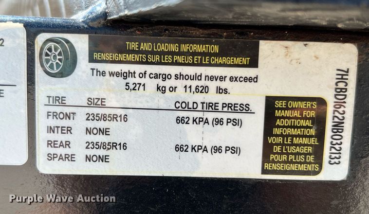 image for item DQ2216 2022 Texas Pride  dump trailer