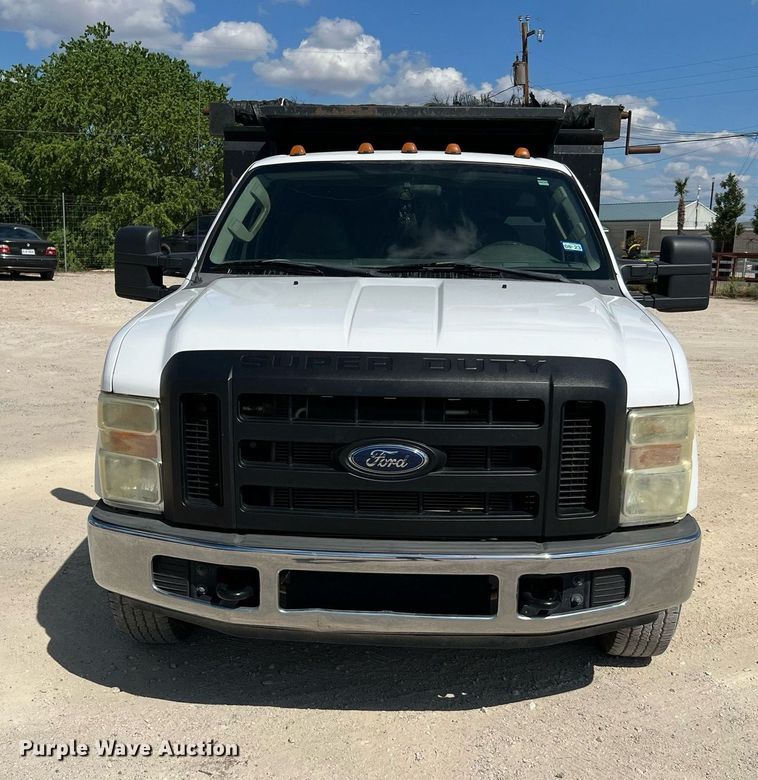 image for item DQ2219 2008 Ford F350 Super Duty  dump bed pickup truck