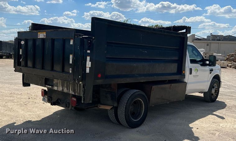 image for item DQ2219 2008 Ford F350 Super Duty  dump bed pickup truck