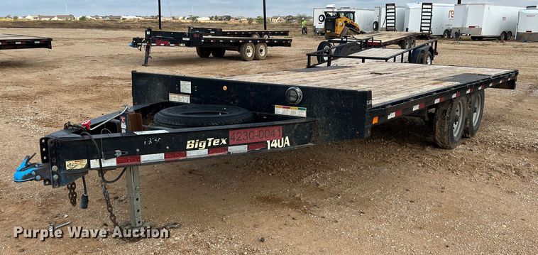 image for item DS2381 2018 Big Tex 140A-20BK-8SIR  equipment trailer