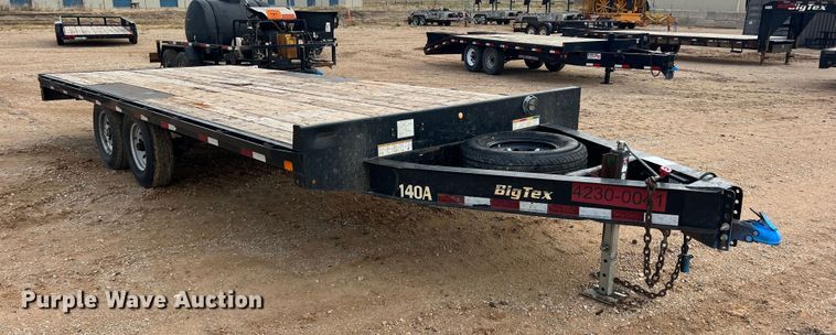 image for item DS2381 2018 Big Tex 140A-20BK-8SIR  equipment trailer
