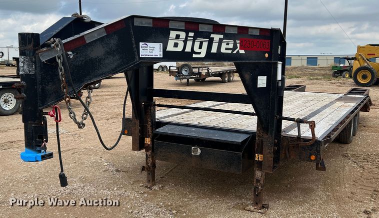 image for item DS2388 2017 Big Tex 14GN-20BK+5  equipment trailer