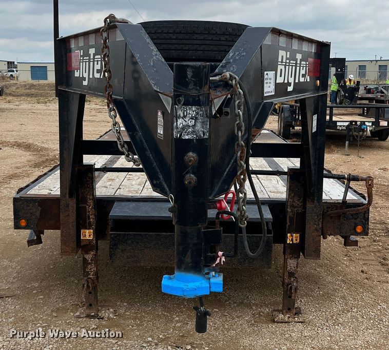 image for item DS2388 2017 Big Tex 14GN-20BK+5  equipment trailer
