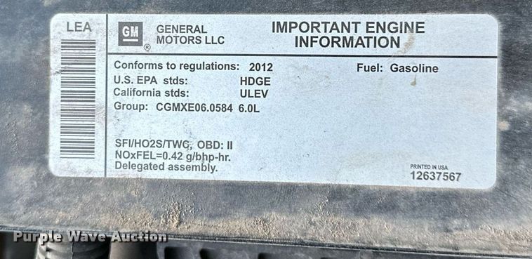 image for item DV1030 2012 Isuzu L96  sprayer truck