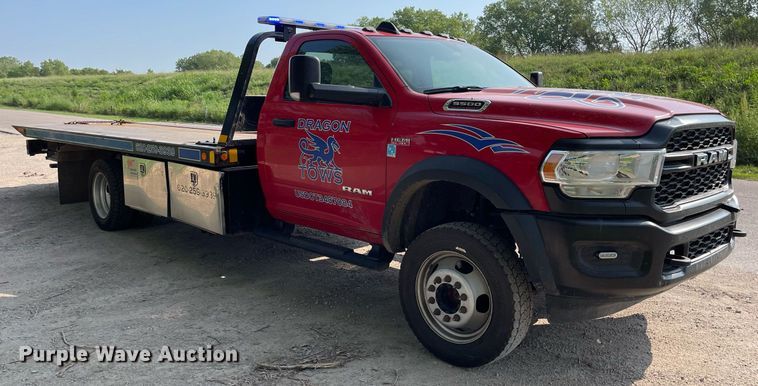 image for item HN9944 2022 Dodge Ram 5500HD  rollback truck