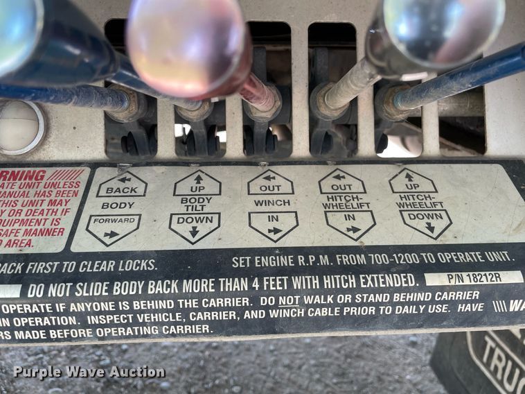 image for item HN9944 2022 Dodge Ram 5500HD  rollback truck