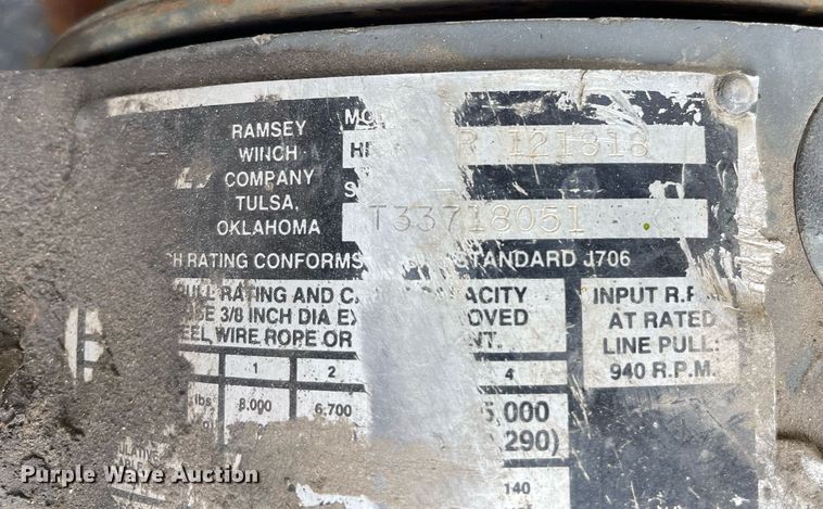 image for item HN9944 2022 Dodge Ram 5500HD  rollback truck