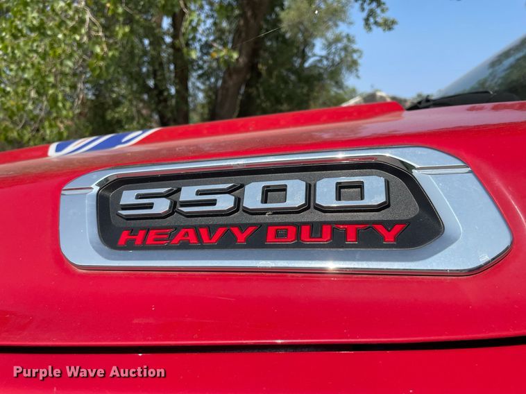 image for item HN9944 2022 Dodge Ram 5500HD  rollback truck