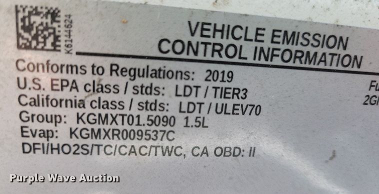 image for item IQ9939 2019 Chevrolet Equinox  SUV