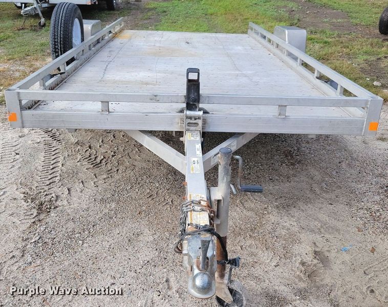 image for item IQ9953 2017 Voyager Industries Bear Track  tilt deck utility trailer