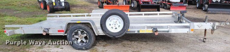 image for item IQ9953 2017 Voyager Industries Bear Track  tilt deck utility trailer