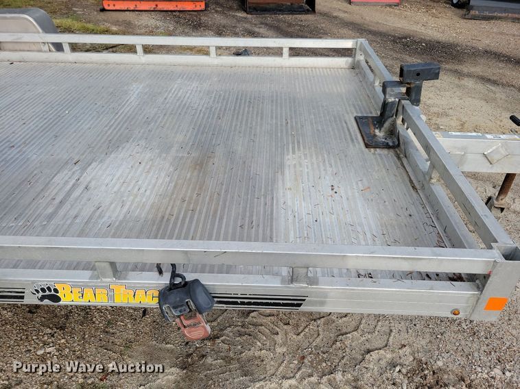 image for item IQ9953 2017 Voyager Industries Bear Track  tilt deck utility trailer