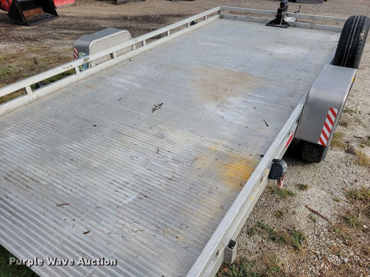 image for item IQ9953 2017 Voyager Industries Bear Track  tilt deck utility trailer