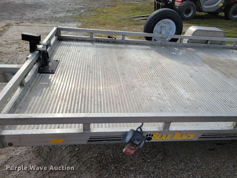 image for item IQ9953 2017 Voyager Industries Bear Track  tilt deck utility trailer