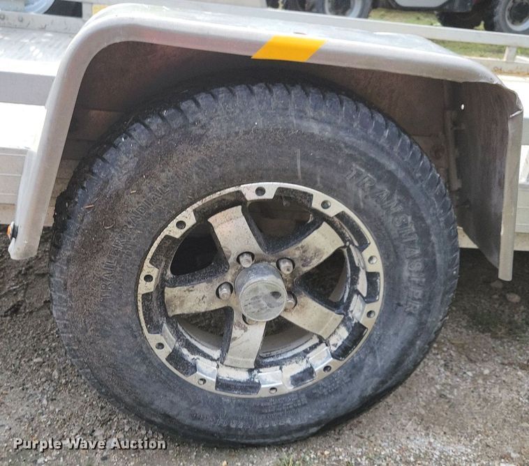 image for item IQ9953 2017 Voyager Industries Bear Track  tilt deck utility trailer