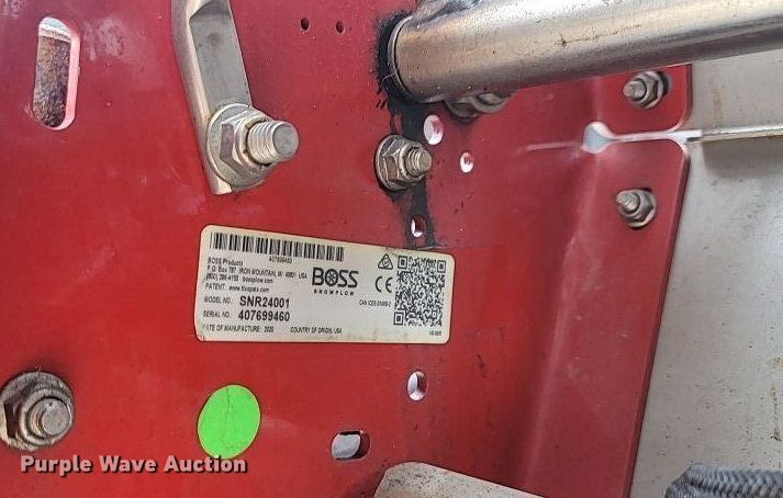 image for item IQ9955 2020 Boss Snowrator  snow pusher