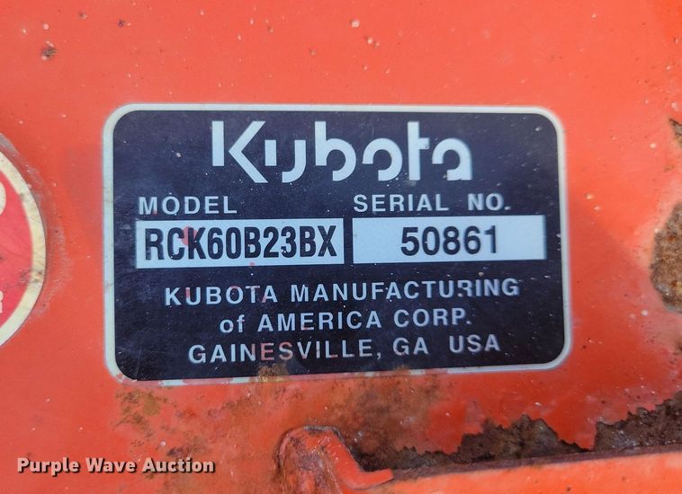 image for item IQ9962 Kubota BX2370  MFWD tractor