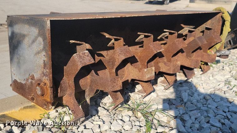 image for item IQ9968 72" W skid steer tiller