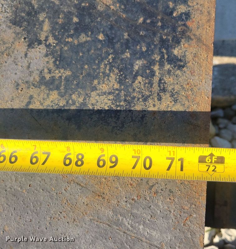 image for item IQ9968 72" W skid steer tiller