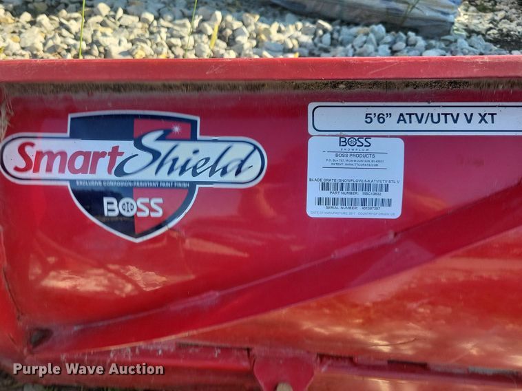 image for item IQ9970 2017 Boss XT  skid steer snow plow