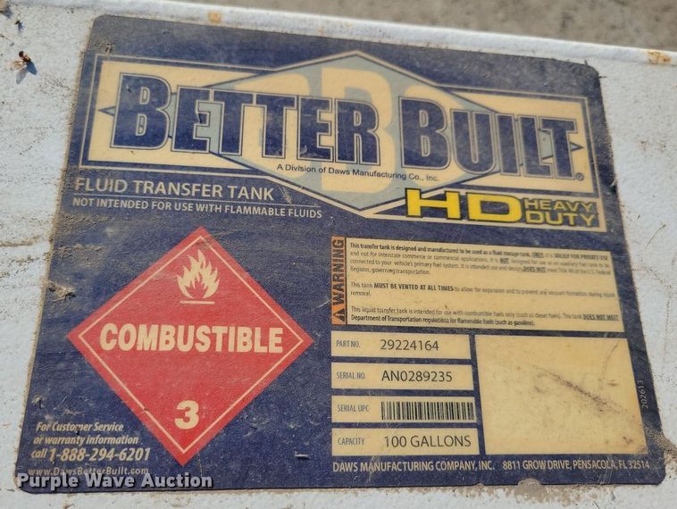 image for item IQ9971 Better Built  auxiliary fuel tank