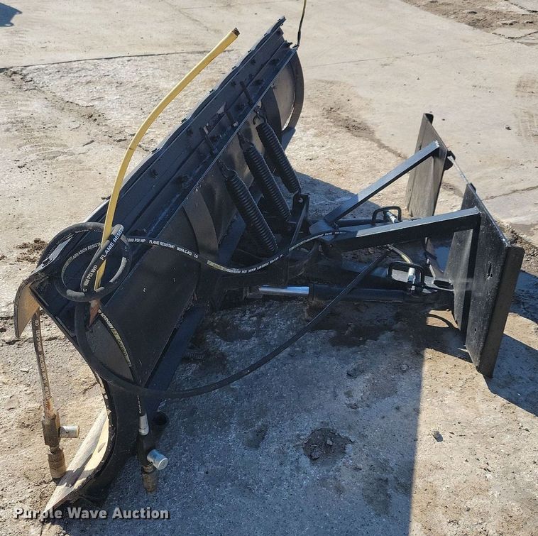 image for item IQ9974 90" W skid steer snow pusher