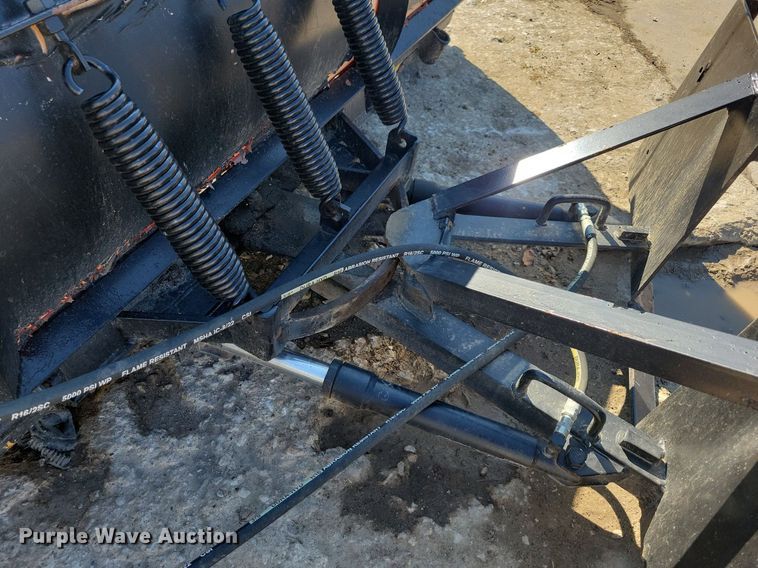 image for item IQ9974 90" W skid steer snow pusher