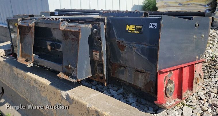 image for item IQ9975 Virnig  96" W skid steer snow pusher