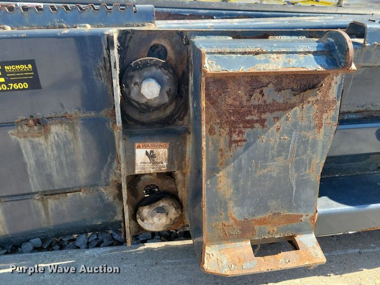 image for item IQ9975 Virnig  96" W skid steer snow pusher