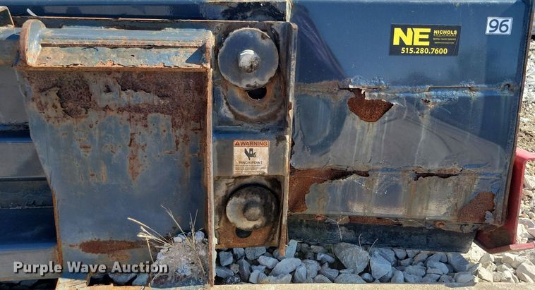 image for item IQ9975 Virnig  96" W skid steer snow pusher