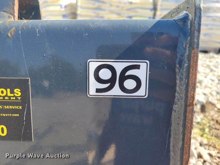 image for item IQ9975 Virnig  96" W skid steer snow pusher