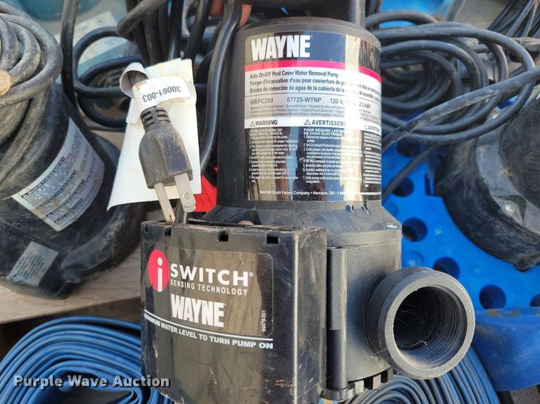 image for item IQ9977 (7) Wayne submersible pumps