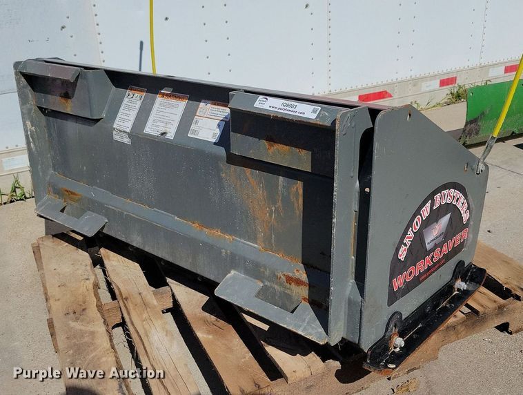 image for item IQ9983 Snow Busters Worksaver  skid steer snow pusher