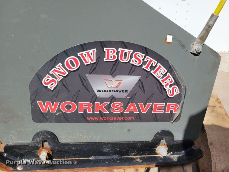 image for item IQ9983 Snow Busters Worksaver  skid steer snow pusher