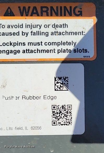 image for item IQ9983 Snow Busters Worksaver  skid steer snow pusher