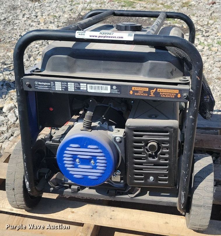 image for item IQ9987 Westinghouse WGen7500  generator