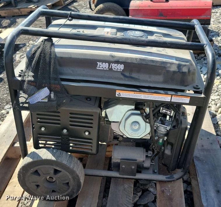 image for item IQ9987 Westinghouse WGen7500  generator