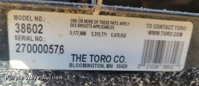 image for item IQ9988 Toro Snow Commander  snow blower