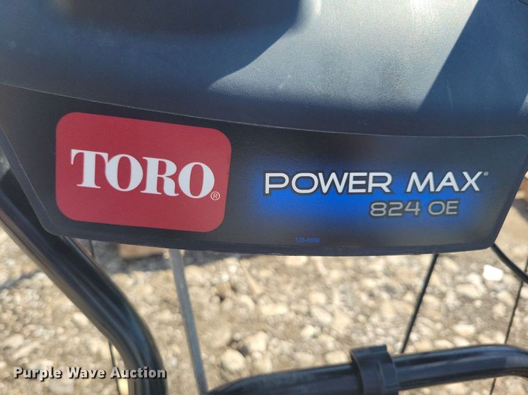 image for item IQ9989 Toro Power Max 824 OE  snow blower