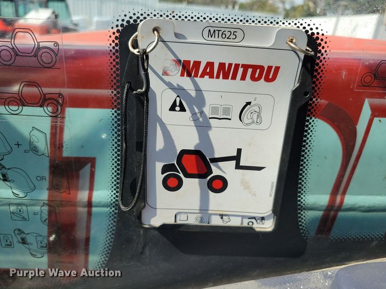 image for item IQ9995 2019 Manitou MT625H  telehandler