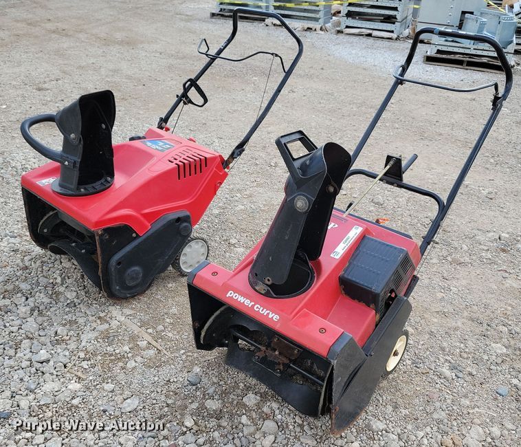 image for item IQ9997 (2) snow blowers