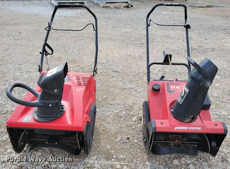 image for item IQ9997 (2) snow blowers