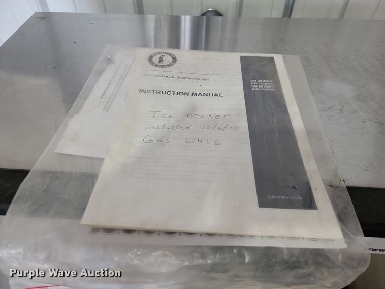 image for item JE9495 Hoshizaki KM-260BWH  ice machine