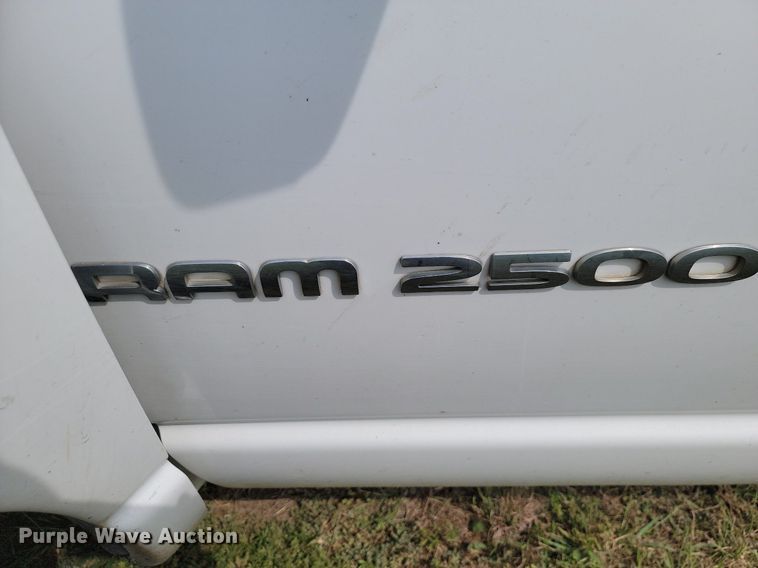 image for item JE9522 2006 Dodge Ram 2500  pickup truck