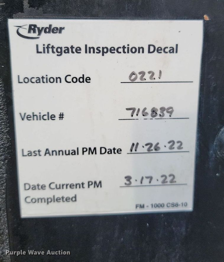 image for item JE9524 2015 Hino 338  box truck