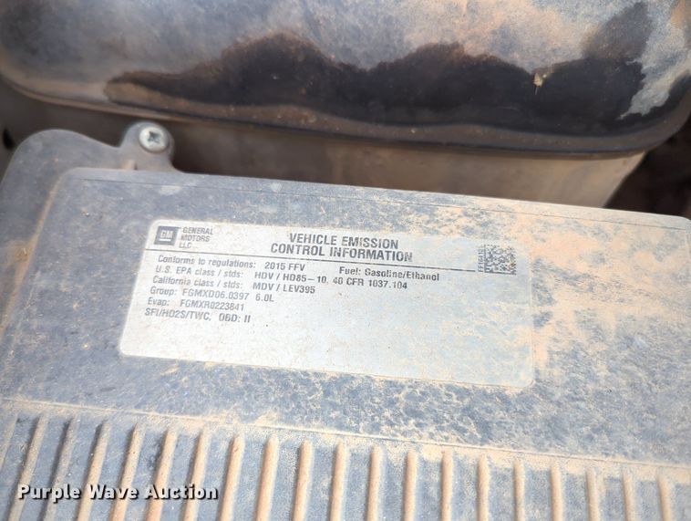 image for item KB9373 2015 Chevrolet Silverado 2500HD Crew Cab pickup truck