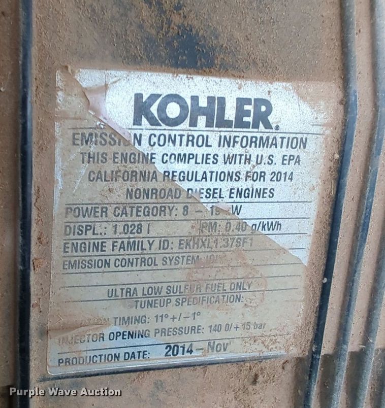 image for item KB9375 2015 Bobcat 3400XL utility vehicle