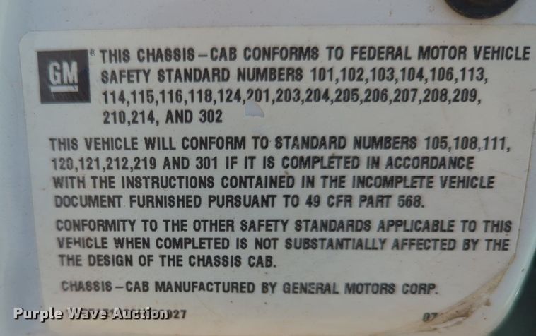 image for item KB9401 2006 Chevrolet C45E042  Crew Cab flatbed truck