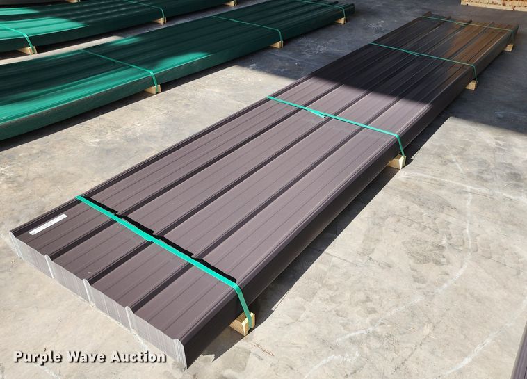 image for item KC9647 (100) sheets of Doerkson Metal Components metal siding/roofing